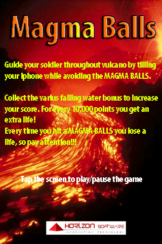 Screenshot Magma Balls Screenshot Magma Balls