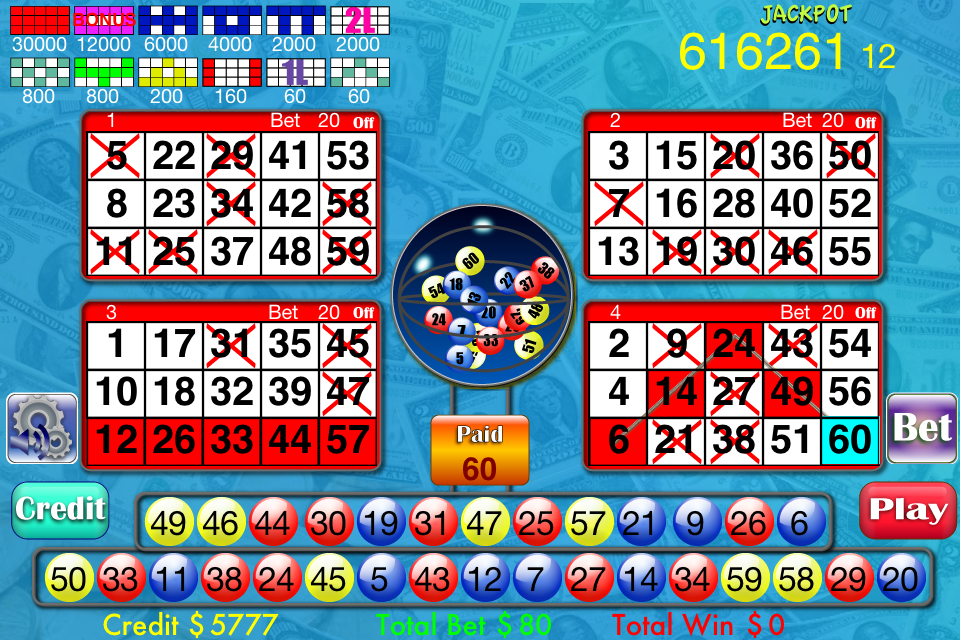 Screenshot Bingo Bonus Maniac Pro Screenshot Bingo Bonus Maniac Pro
